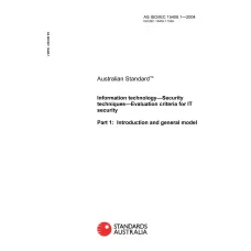 AS ISO IEC 15408.1-2004 AS ISO IEC 15408.1-2004