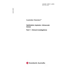 AS ISO 11979.7-2003 AS ISO 11979.7-2003