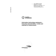 AS CISPR 24:2013 AS CISPR 24:2013