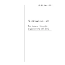AS 4100 SUPP 1-1999 AS 4100 SUPP 1-1999