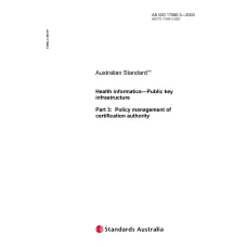 AS ISO 17090.3-2003 AS ISO 17090.3-2003