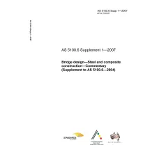 AS 5100.6 SUPP 1-2007 AS 5100.6 SUPP 1-2007