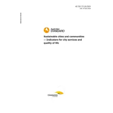 AS ISO 37120:2020 AS ISO 37120:2020