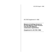 AS 3700 SUPP 4-1992 AS 3700 SUPP 4-1992