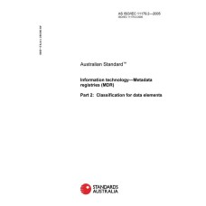 AS ISO/IEC 11179.2-2005