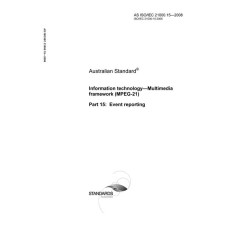 AS ISO/IEC 21000.15-2008